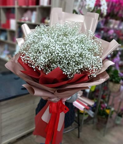 Букет цветов из: Гипсофила в Дубровки