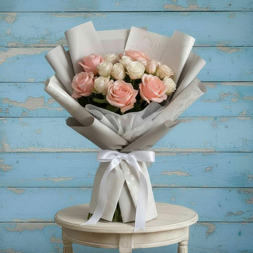 Букет цветов из: Розы в Дубровки