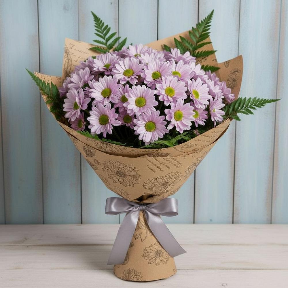 Букет цветов из: Хризантемы в Дубровки