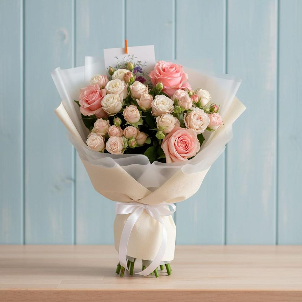 Букет цветов из: Розы в Дубровки