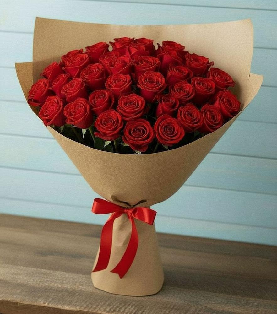 Букет Красные розы Милано в Дубровки