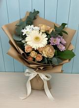Букет цветов из:  Герберы и Хризантемы в Дубровки