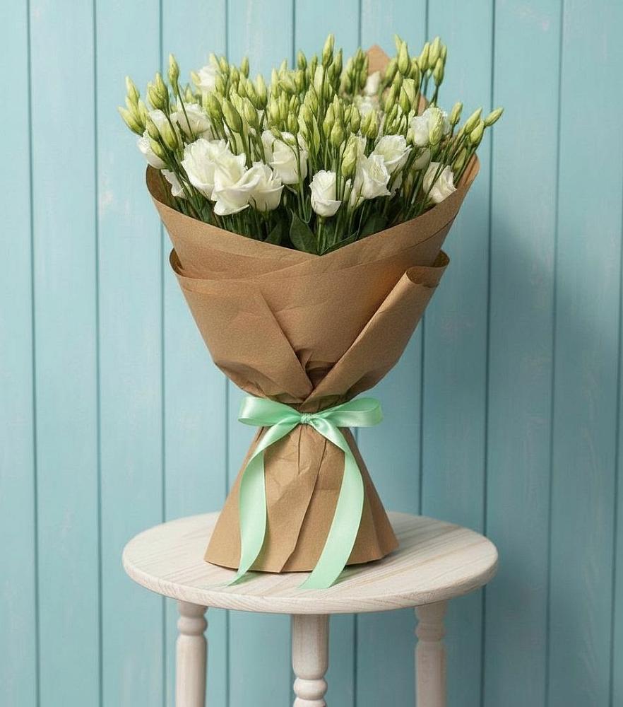 Букет цветов из: Лизиантусы в Дубровки