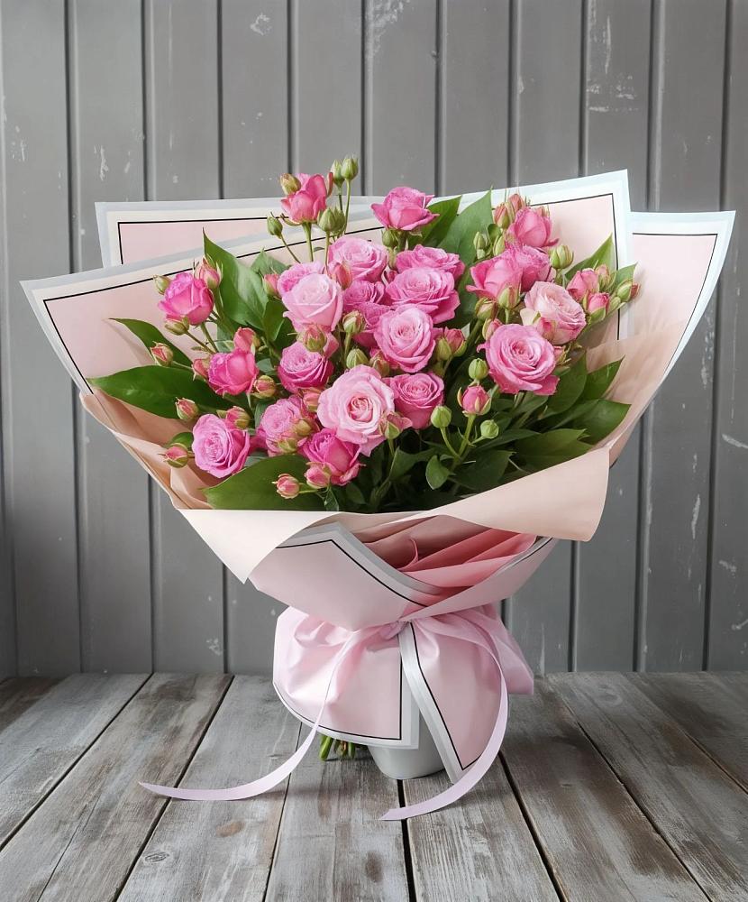 Букет Розовый кустик в Дубровки