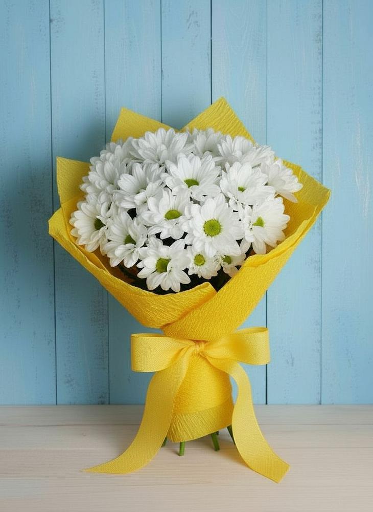 Букет цветов из: Хризантемы в Дубровки