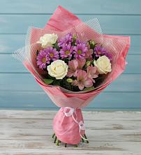Букет цветов из:  Герберы в Дубровки