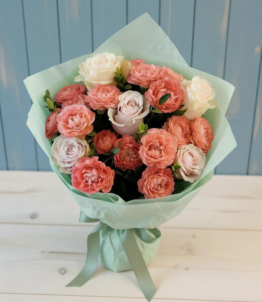 Букет цветов из: Розы в Дубровки