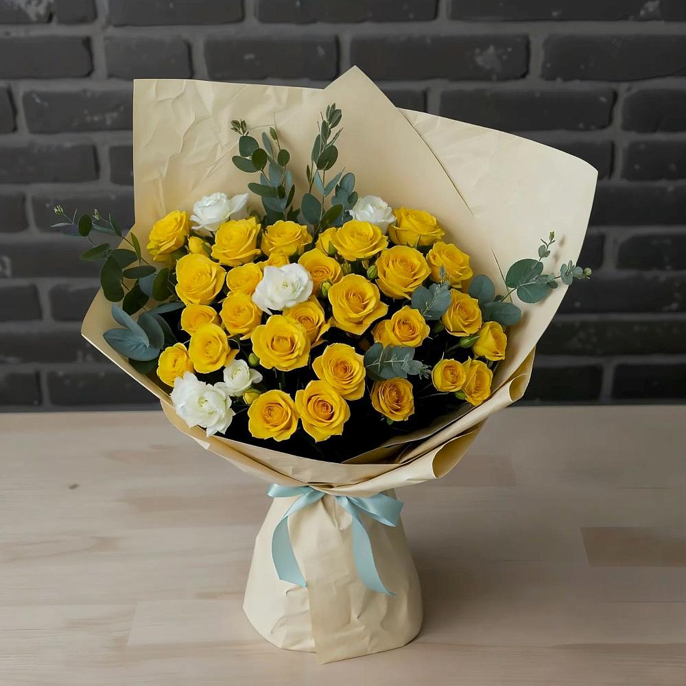 Букет цветов из: Розы в Дубровки