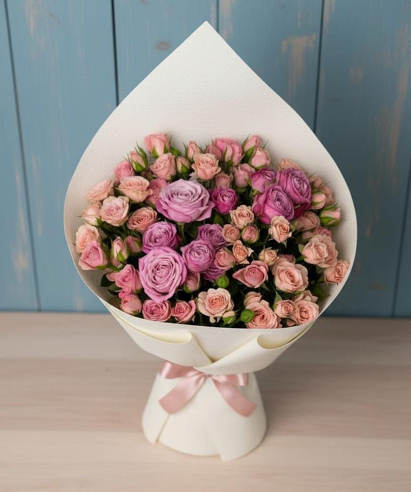 Букет цветов из: Розы в Дубровки