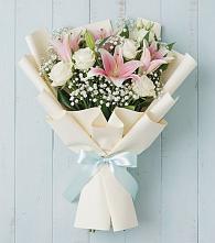 Букет цветов из:  Лилии в Дубровки