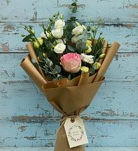 Букет цветов из:  Розы и Лизиантусы #REPLACE_PRED# Дубровки