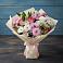 Букет цветов из: Хризантемы, Альстромерии и Розы в Дубровки